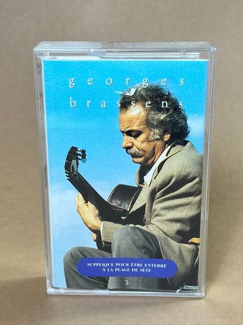 Georges Brassens : Cassettes audio " Supplique pour être enterré à la plage de Sète "