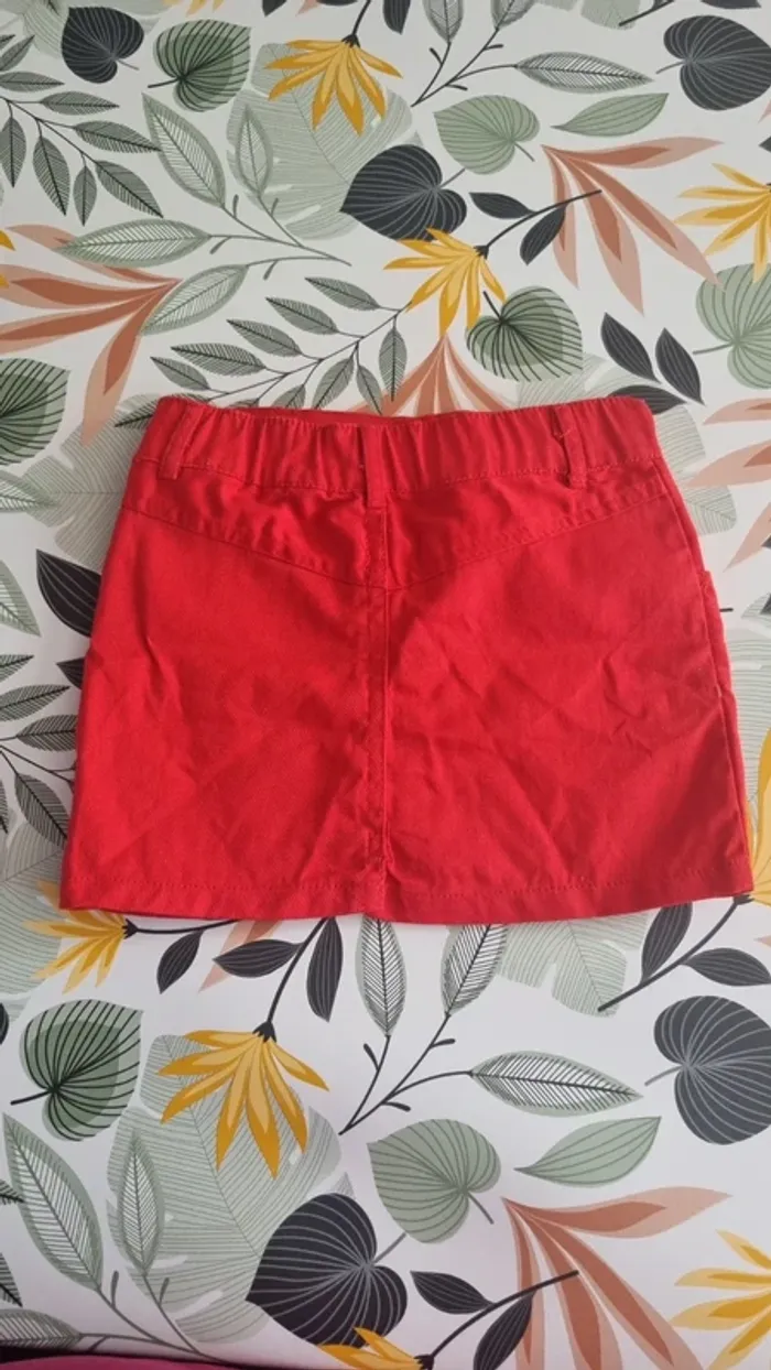 Jupe rouge taille 3 ans printemps - photo numéro 5