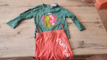 Pyjama grinch bébé
