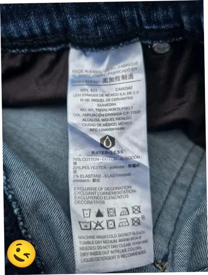 Jeans Levi's skinny W32|FR42 L28 coupe skinny bleu femme women pan121b - photo numéro 7