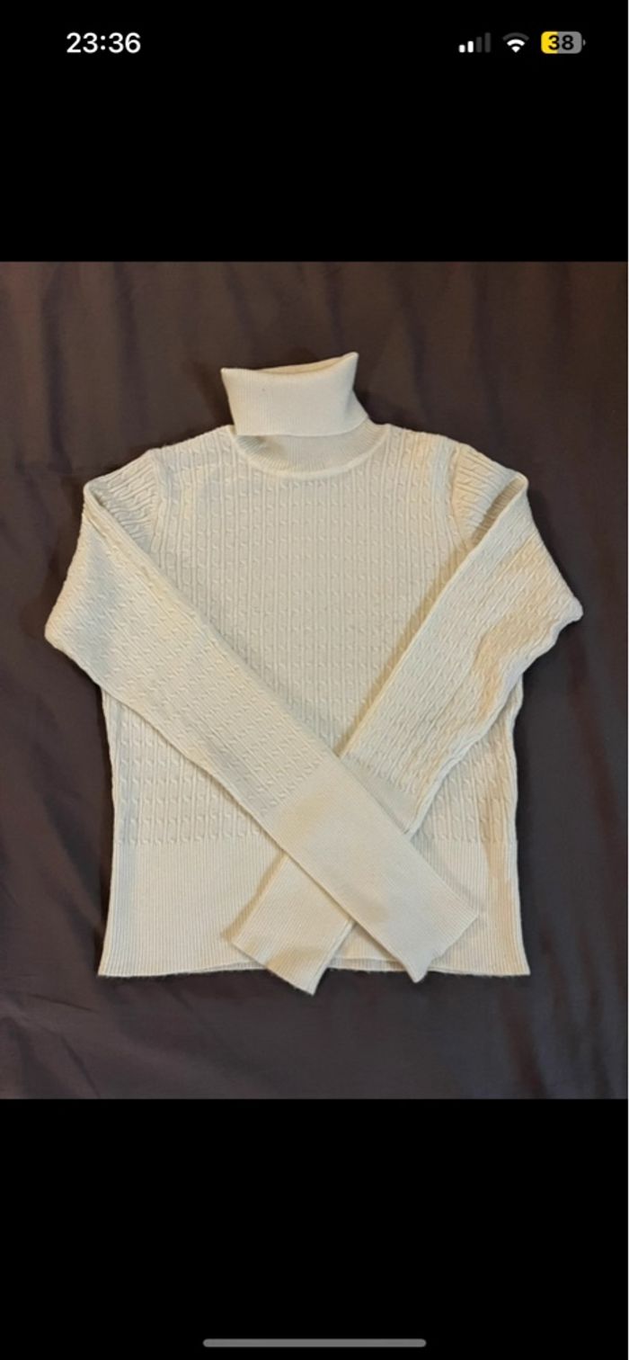 Col roulé blanc - Pimkie