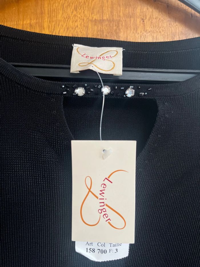 Pull noir Lewinger taille 3 - photo numéro 3