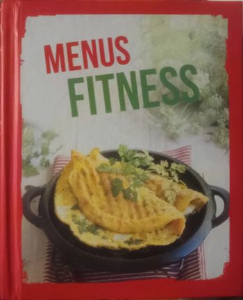 Livre menu fitness très bon état