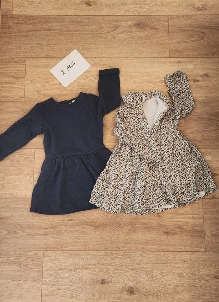 Lot de 2 robes manches longues