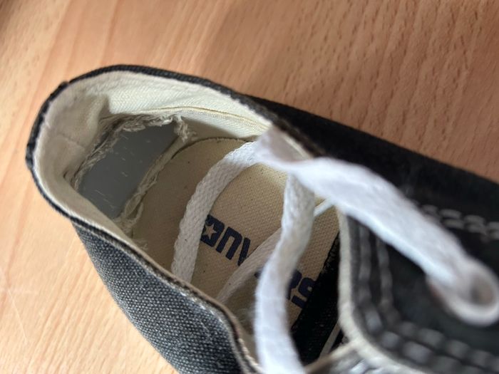 Chaussures Converses All Star Chuck Taylor noir femme pointure 37 - photo numéro 8