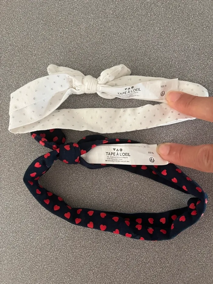 Lot de 6 bandeaux cheveux 3/6 mois Tape à l’œil Dpam kiabi - photo numéro 4