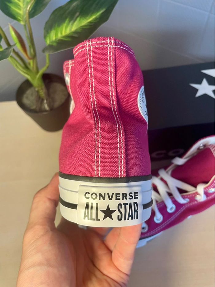 Converse Chuck Taylor glow purple / Bordeaux - photo numéro 7