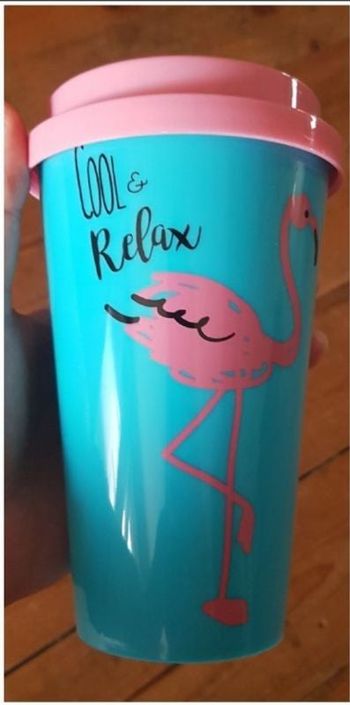 Mug bleu flamand rose neuf