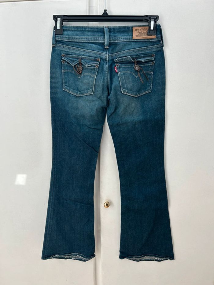 Jean bleu Levi’s Levis - superlow flare patte def - W26L32 - hippie taille 36 - photo numéro 4
