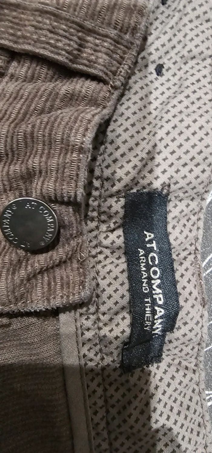 Pantalon côtelé velours taille 40 Armand thierry - photo numéro 2