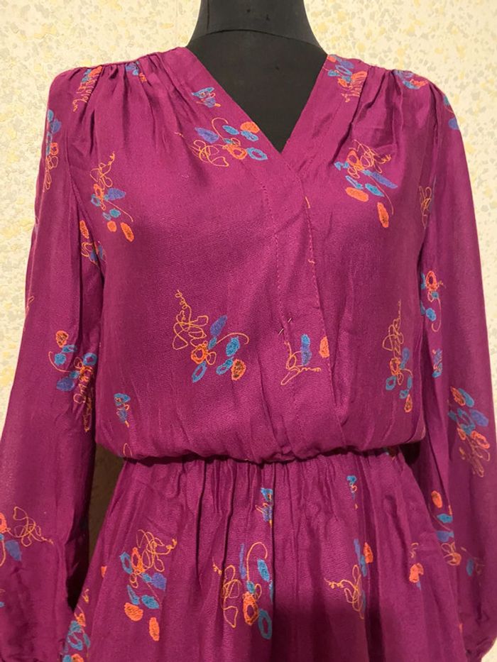 Robe vintage violine motif 38 - photo numéro 2