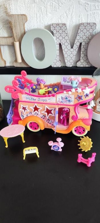 Bus star song petit poney accessoires et figurines vintage collection