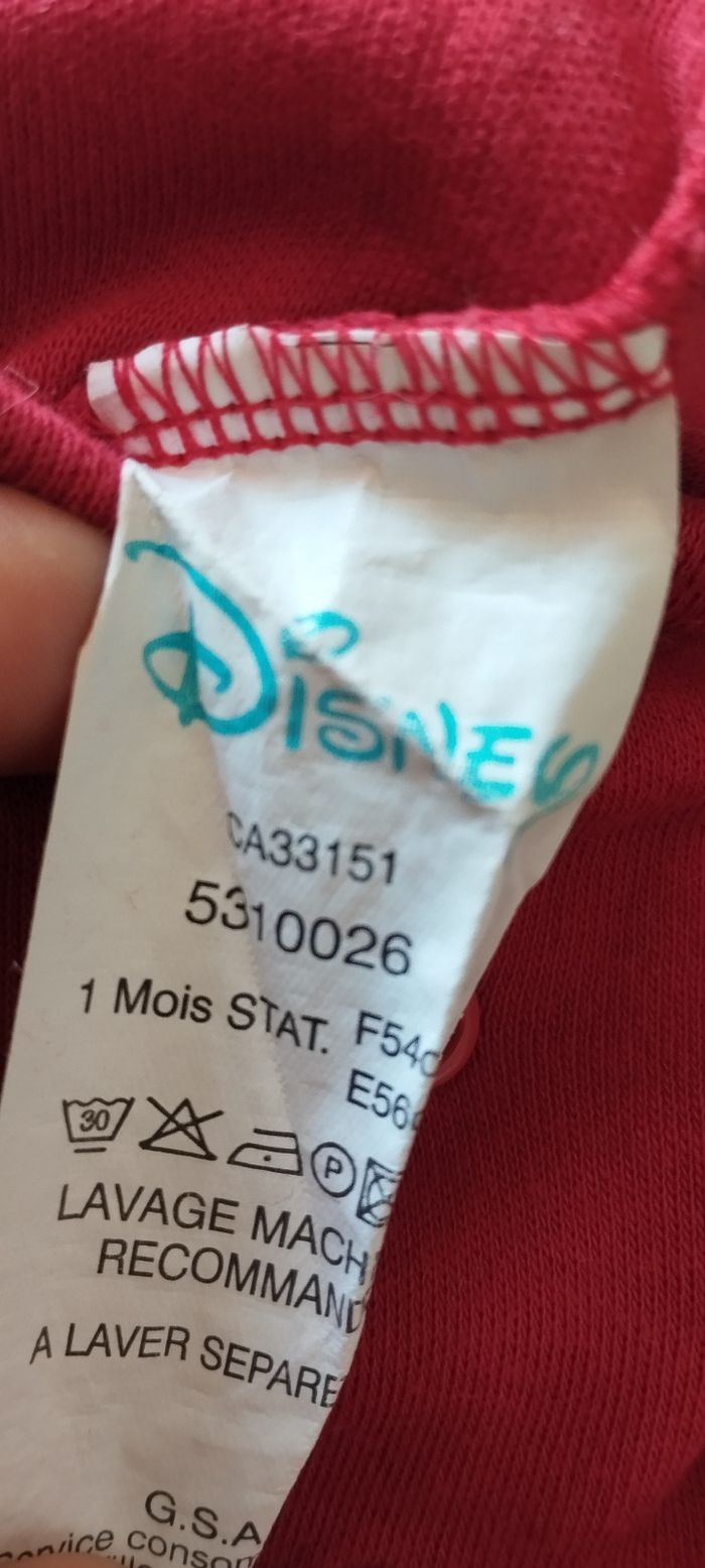 Combi été garçon 1 mois Disney Mickey - photo numéro 3