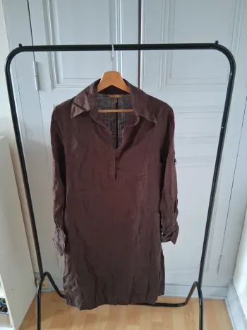 Robe longue en lin - H&M - 36/S