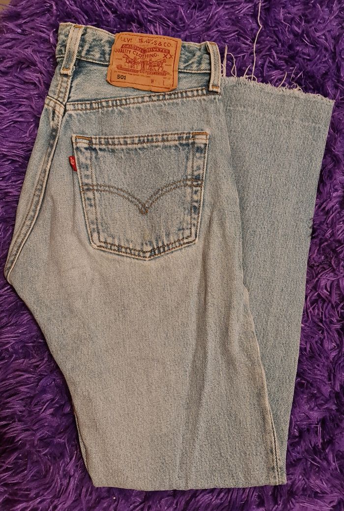 Jean's Levis 501 bleu délavé neuf taille W26 (36)