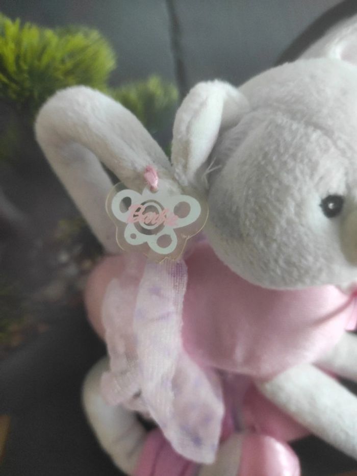 Doudou Plush Peluche Chat Danseuse Barbie Rose #geektradedoudou - photo numéro 2