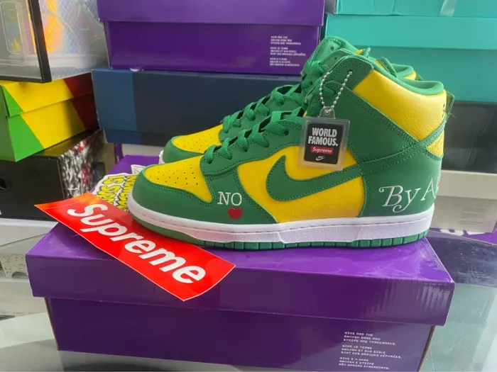 Nike SB dunk high supreme By any means Brazil - photo numéro 4