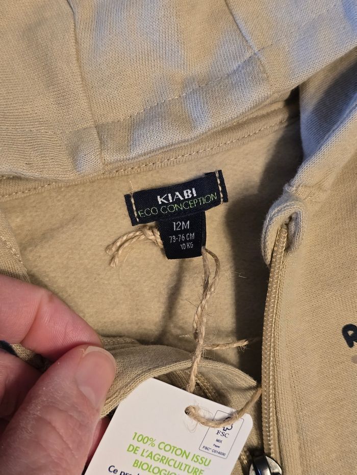 NEUF (NON PORTÉ) 🏷👌👌👌🏷💙💙😍🤩superbe ensemble molleton 12 MOIS GARÇON 💙💙😍🤩 - photo numéro 6