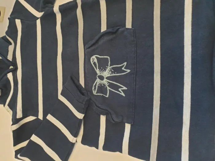 Robe sweat Vertbaudet rayé 3 ans - photo numéro 2