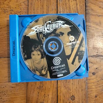 Soulcalibur Dreamcast jeu et notice