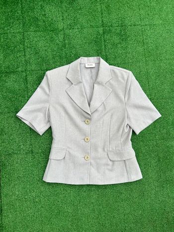 Veste courte grise Pimkie – manches courtes, taille 38