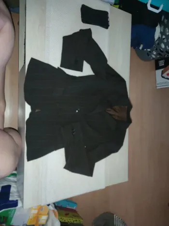 Veste de tailleur marron s-16 ans