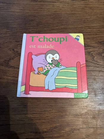Livre T’choupi est malade