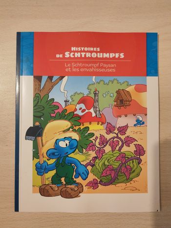 Livre le schtroumpf paysan et les envahisseuses