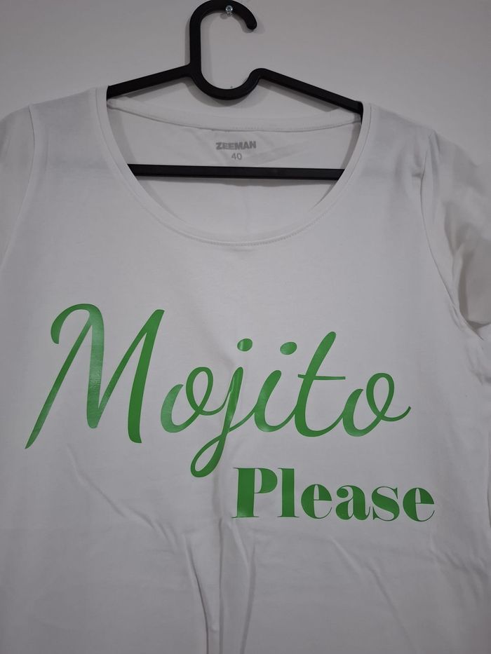 T shirt personnalisé - Mojito Please - 40/L - 40% - photo numéro 2
