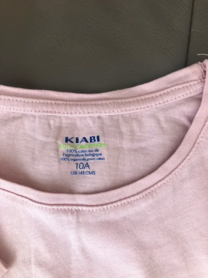 Lot 2 Tee-shirts Kiabi - photo numéro 8
