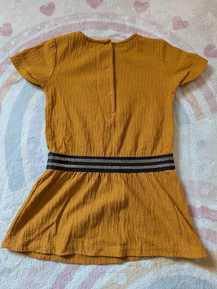 Robe/ Tunique LuluCastagnette Moutarde - Taille 3 Ans - photo numéro 2
