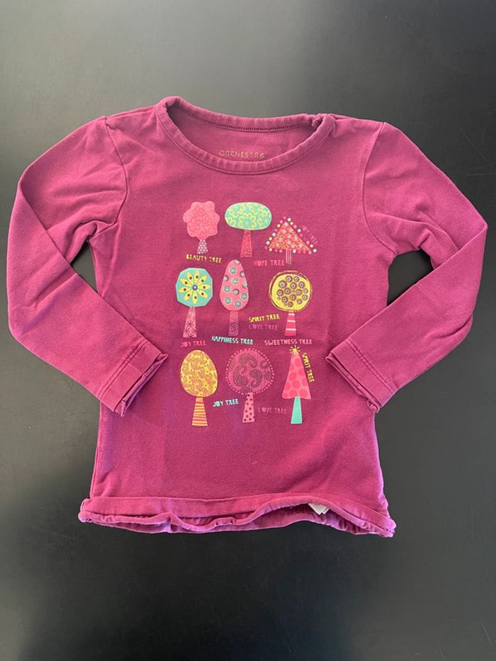 Teeshirt manches longues 24 mois arbres