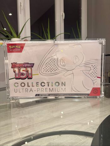 Protection acrylique aimantée pour UPC Pokémon Mew - Boîte plexi premium neuve