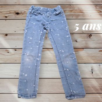 Jegging Fille à Petites Étoiles – Taille 5 ans
