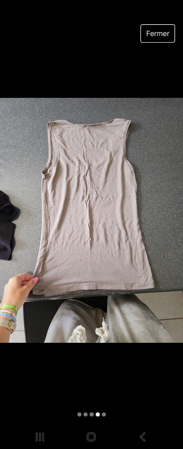 Débardeur Morgan marron - photo numéro 4