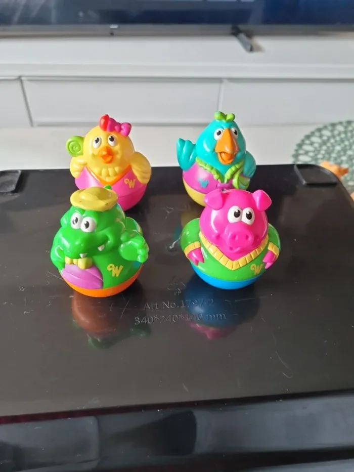 4 petits culbutos Playskool