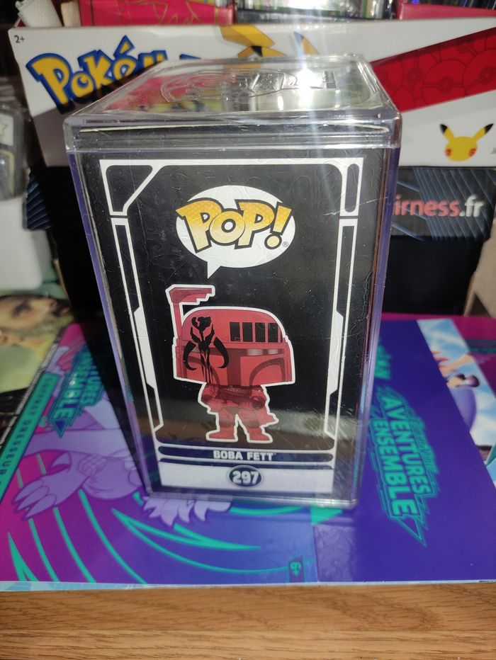 Pop funko boba fett star wars  wondercon 2020 + protection dur - photo numéro 2