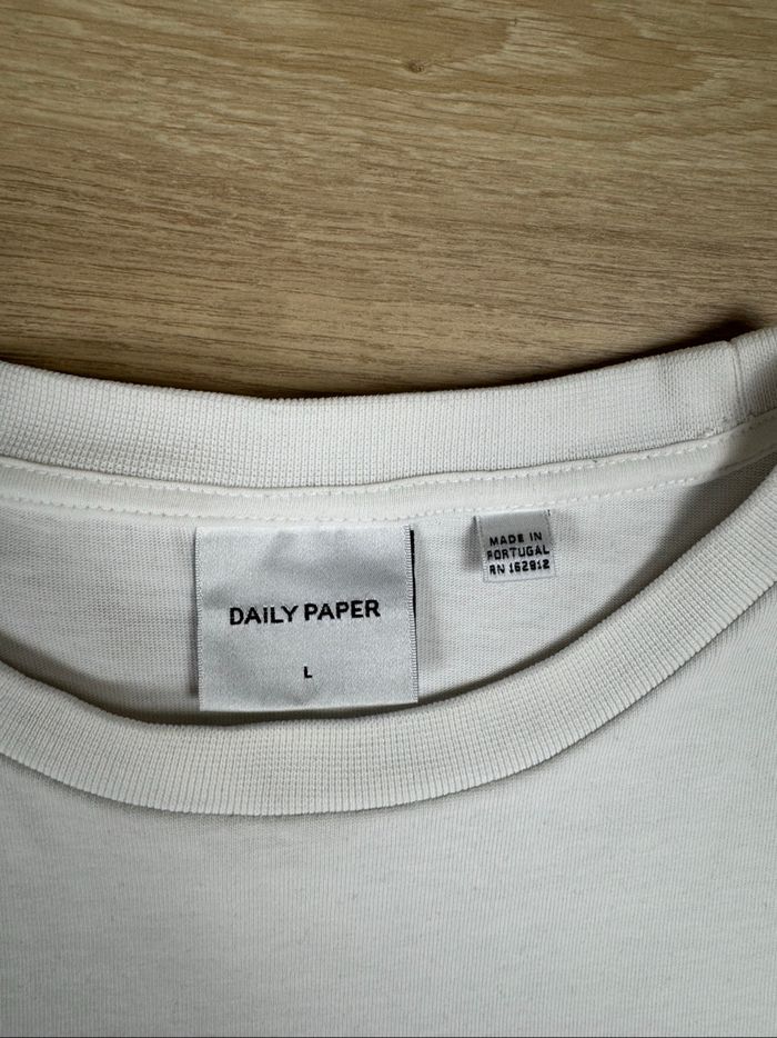 T-shirt blanc Daily Paper taille L - photo numéro 2