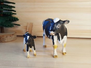 Schleich Vache et son bébé Figurine animal de la ferme