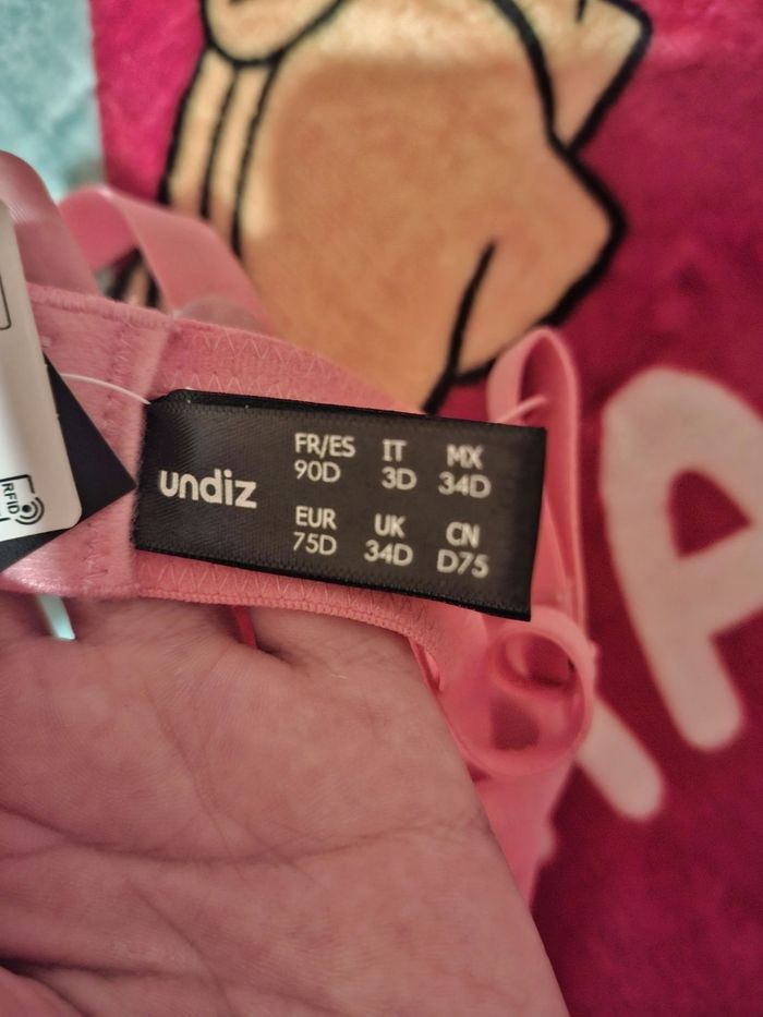 Soutien Gorge Undiz rose neuf - photo numéro 5