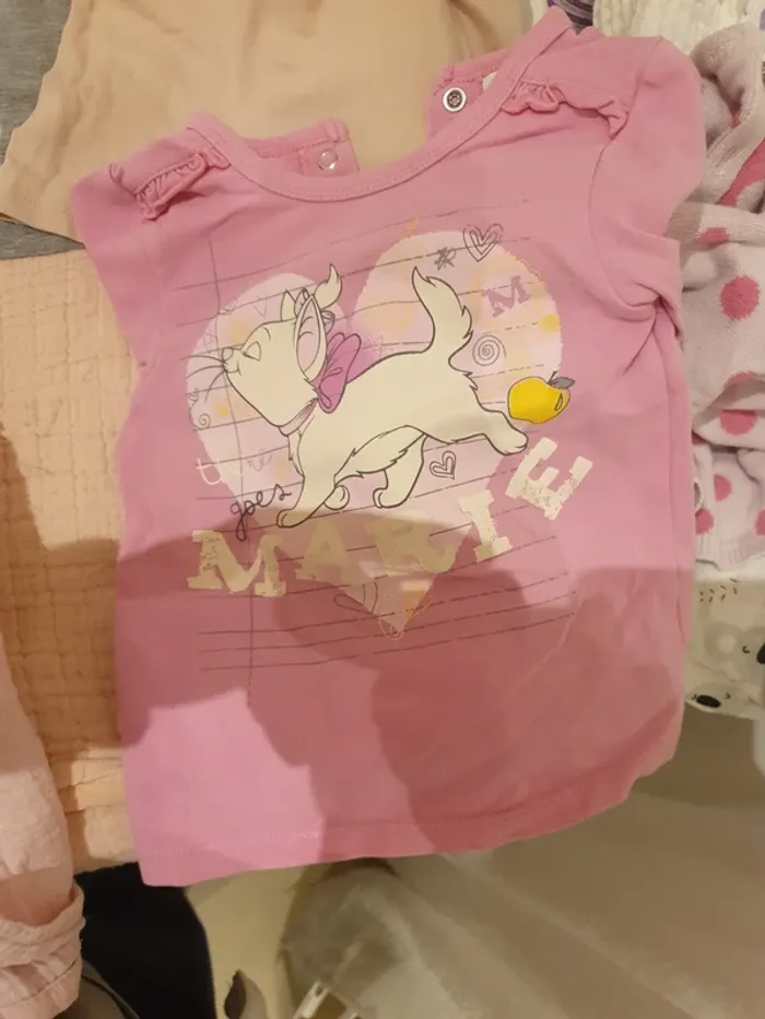 Tee-shirt manche longue disney marie - photo numéro 5