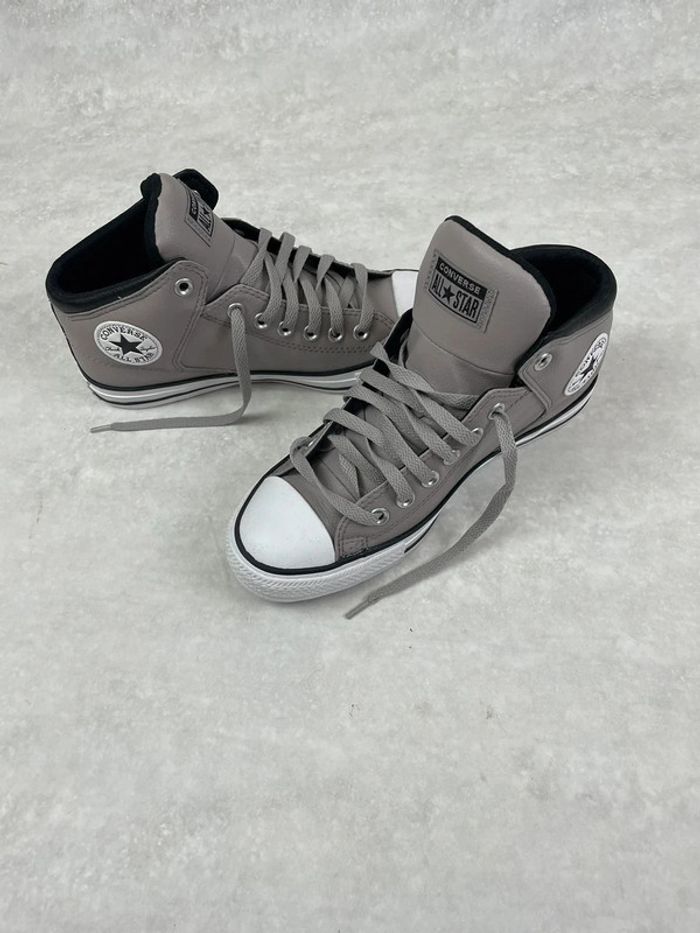 Converse Cuir synthétique grises modèle USA - photo numéro 5