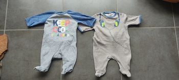 Lot 2 pyjamas tout doux 3mois kitchoun