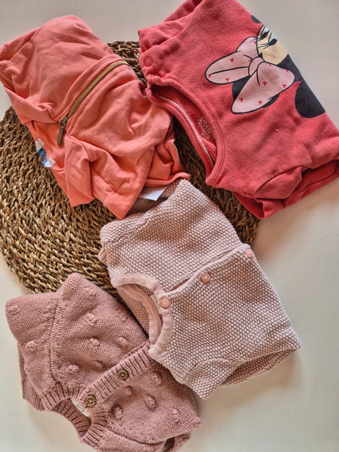 4 gilets fille