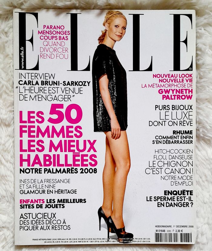 Magazine Elle n°3283 décembre 2008 spécial Gwyneth Paltrow