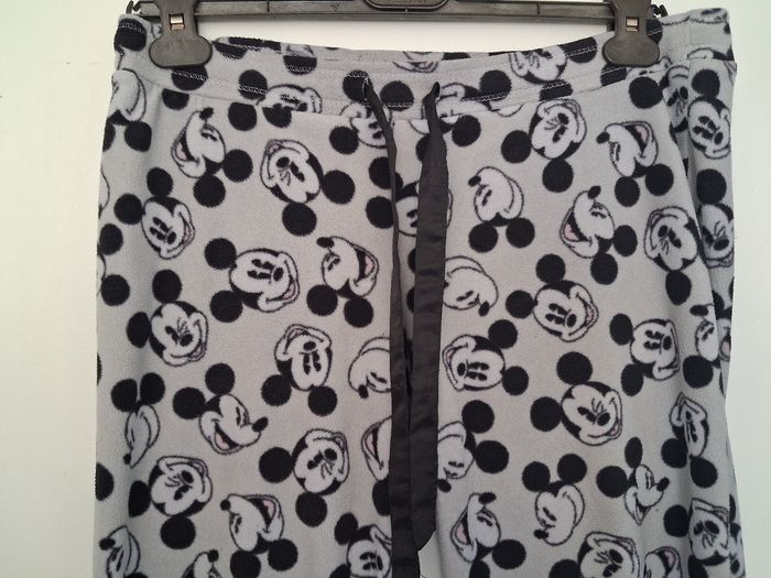 Pantalon de pyjama en pilou imprimé de têtes de Mickey - photo numéro 2