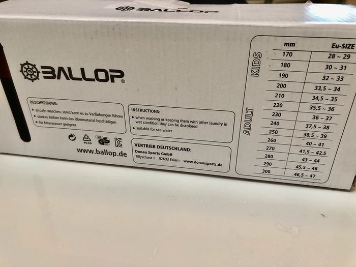 Chaussons de surf 3D Ballop Spider T 43/44 EU NЕUF (prix Amazo: 53eur) - photo numéro 8