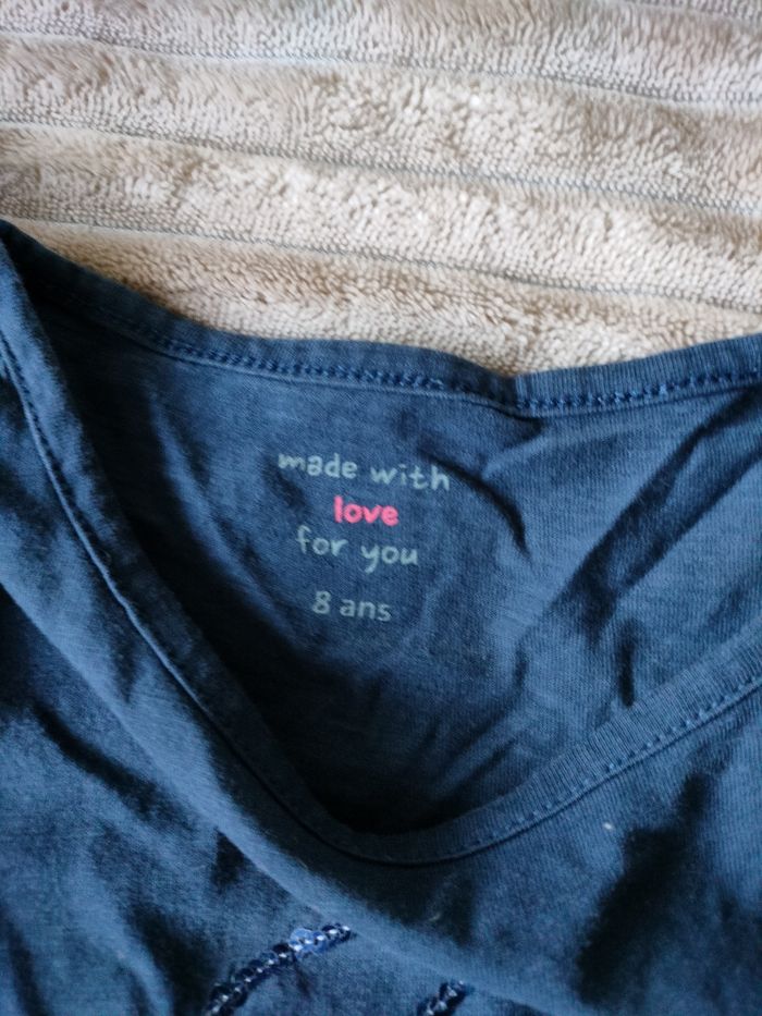T-shirt fille 8 ans - photo numéro 3