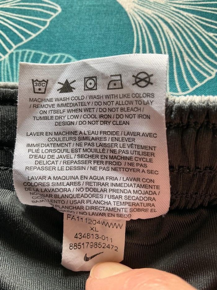 Short léger de sport à carreaux gris pour homme Nike Running taille XL 453 - photo numéro 11