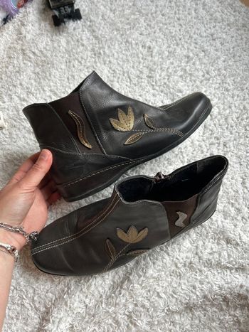Bottines fleurs